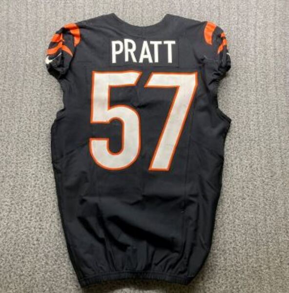 Crucial Catch - Bengals Germaine Pratt Game Used Jersey (10/6/2024) Size...