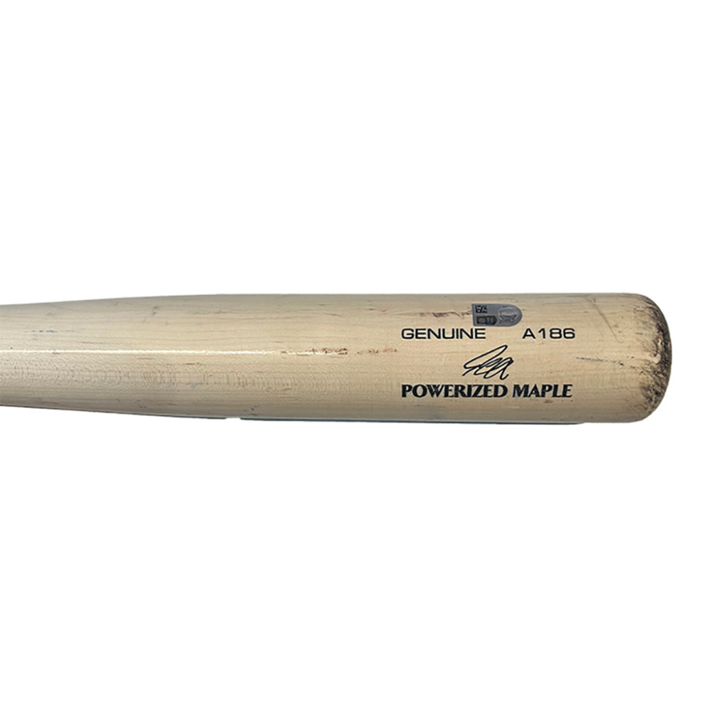 Pete Crow-Armstrong Game-Used Broken Bat - Justin Wrobleski to