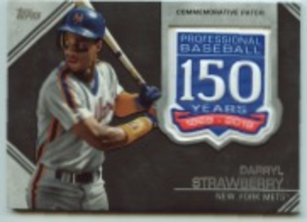 2019 Topps Update 150th Anniversary Manufactured Patches #AMPDS Darryl Strawberry