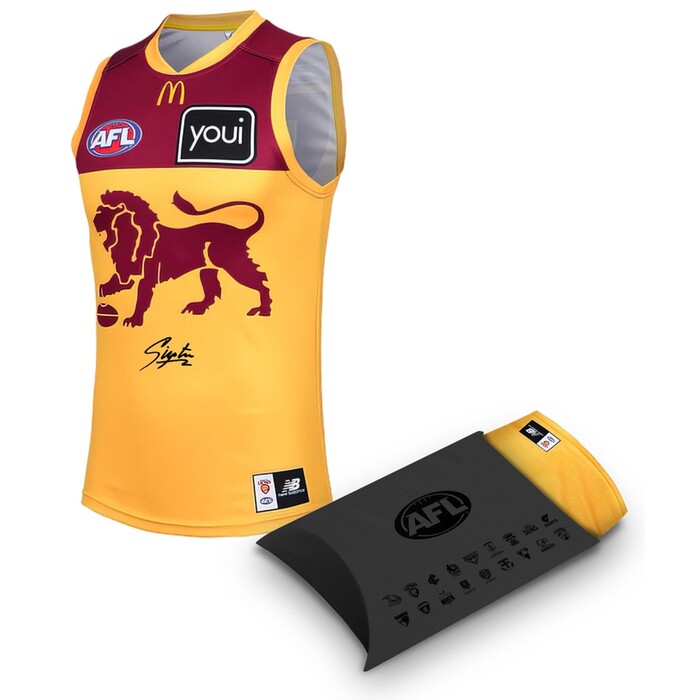 Hugh McCluggage #6 Brisbane Lions Signed On Field Clash Guernsey  