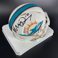 Dolphins - Mike Pouncey Signed Mini Helmet