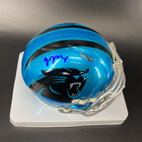NFL - Panthers Jonathan Mingo Signed Mini Helmet