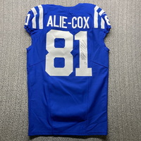 STS - Colts Mo Alie-Cox Signed Game Issued Jersey 2024 Season Size 44