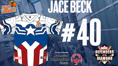 Marvel Captain America Jersey  #40 Jace Beck