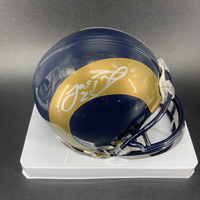 Rams - T.J. McDonald Signed Mini Helmet