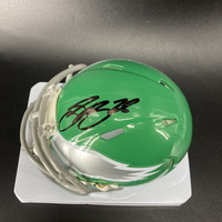 NFL - Eagles Saquon Barkley Signed Mini Helmet