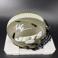 NFL - Jets Malachi Corley Signed STS Mini Helmet