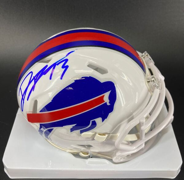 Bills - Dion Dawkins Signed Mini Helmet