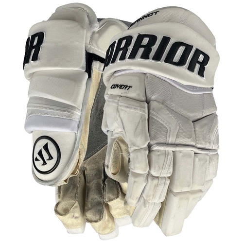 Photo of Game-Used 2026 Stadium Series Warrior Hockey Gloves - Tanner Jeannot