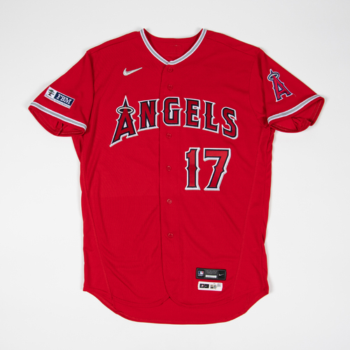 2022 Game Used Red Jersey - Shohei Ohtani 30th Double of Season