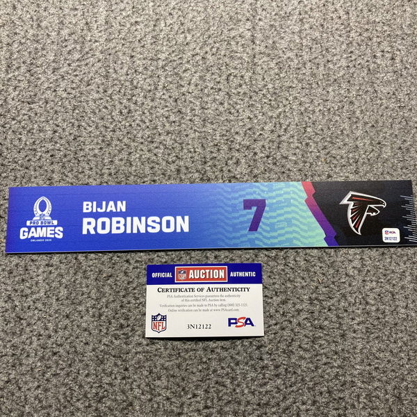 NFL - Falcons Bijan Robinson 2024 Pro Bowl Games Nameplate 1 of 1
