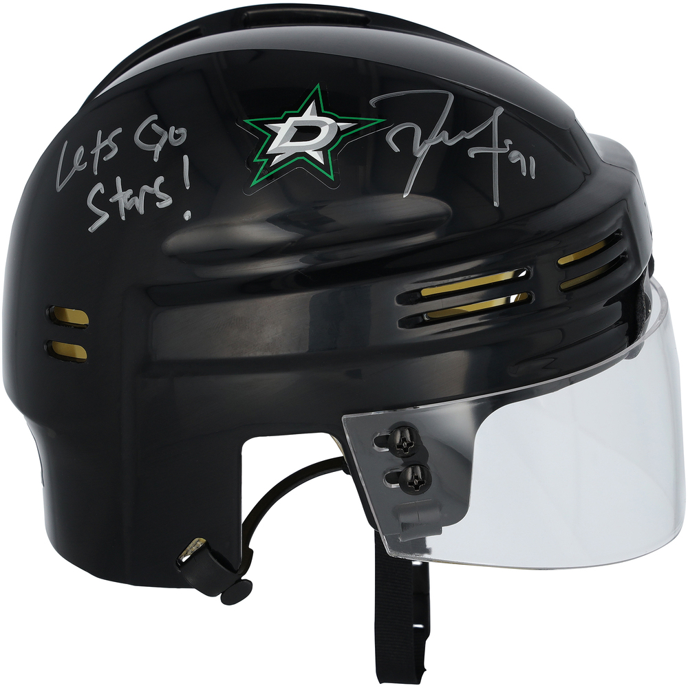Tyler Seguin Dallas Stars Autographed Black Mini Helmet with 