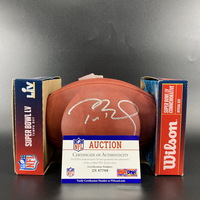Legends - Buccaneers Tom Brady Signed Authentic Football with Super Bowl...