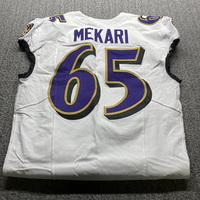 London Games - Ravens Patrick Mekari Game Worn Jersey (10/15/23) Size 44...
