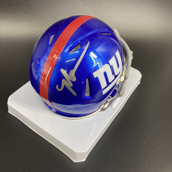 NFL - Giants Malik Nabers Signed Mini Helmet