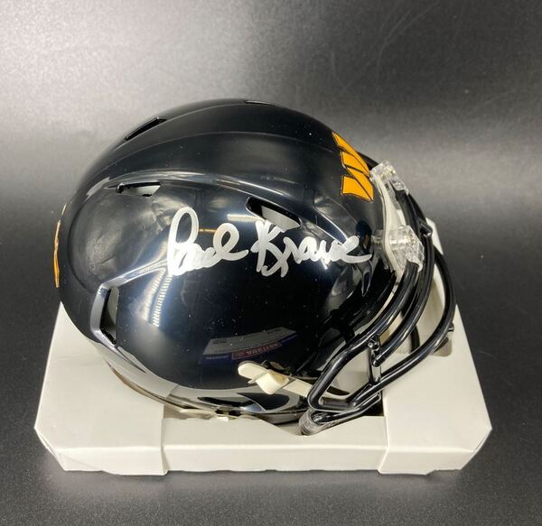 HOF - Commanders Paul Krause Signed Mini Helmet