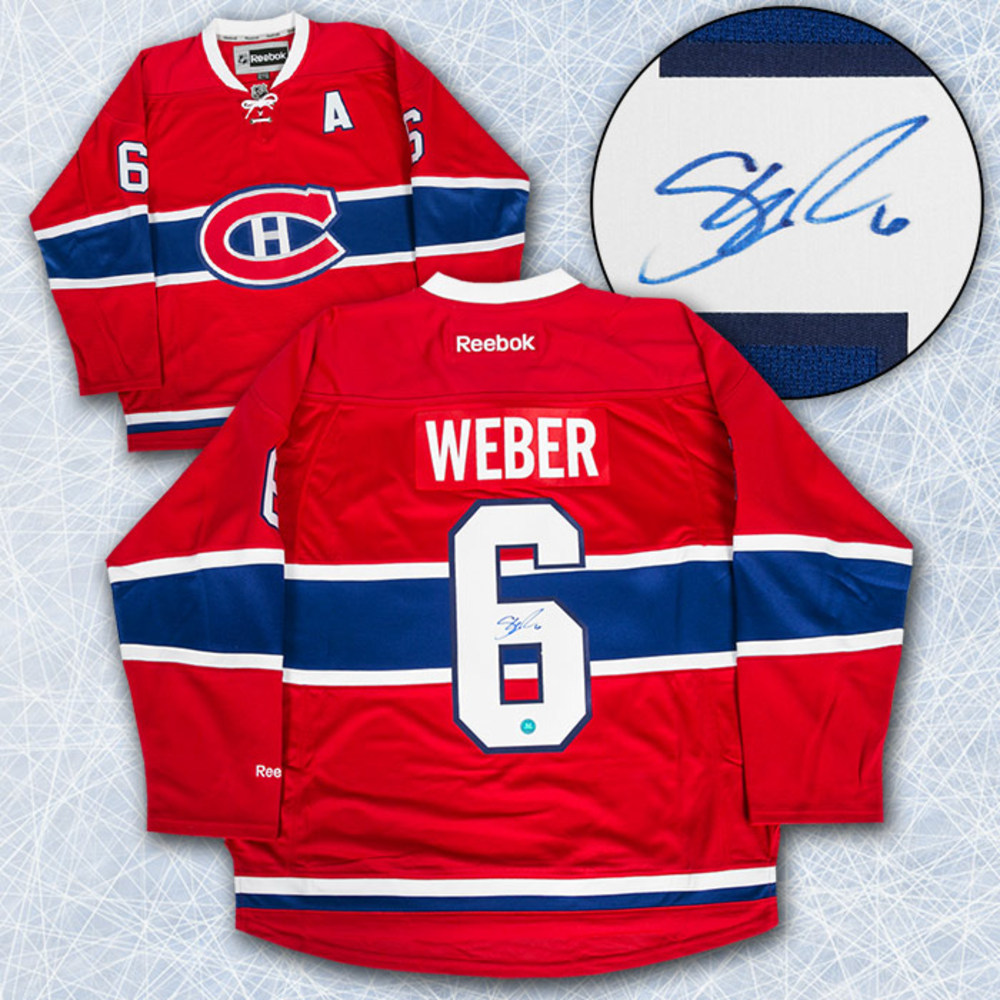 Shea Weber Montreal Canadiens Autographed Reebok Premier Hockey Jersey