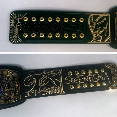 Jeff Hardy SIGNED Intercontinental Championship Replica Title