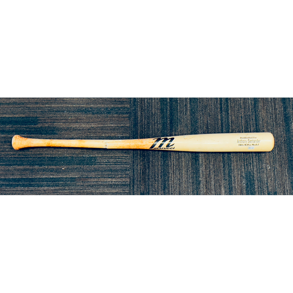 Anthony Santander: Broken Bat - Game-Used (6/2/22 vs. Mariners