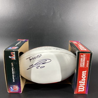NFL - Chiefs Multi Sign Super Bowl 56 Panel Ball With 6 Signatures Inclu...