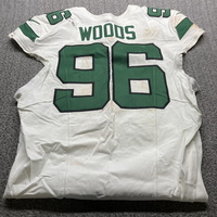 Crucial Catch - Jets Al Woods Game Worn Jersey (10/08/23) Size 48