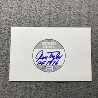 NFL - Packers Jim Taylor Signed Super Bowl Sticker