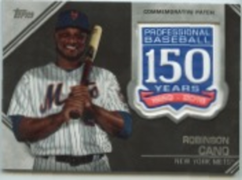 2019 Topps Update 150th Anniversary Manufactured Patches #AMPRC Robinson Cano