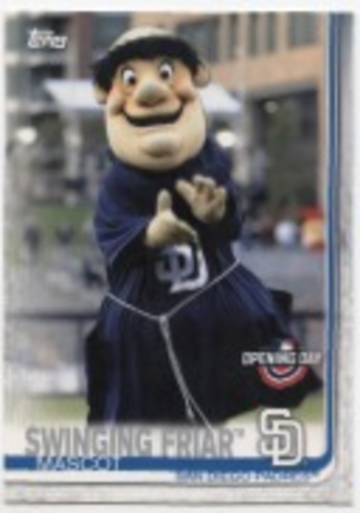 2019 Topps Opening Day Mascots #M9 Swinging Friar