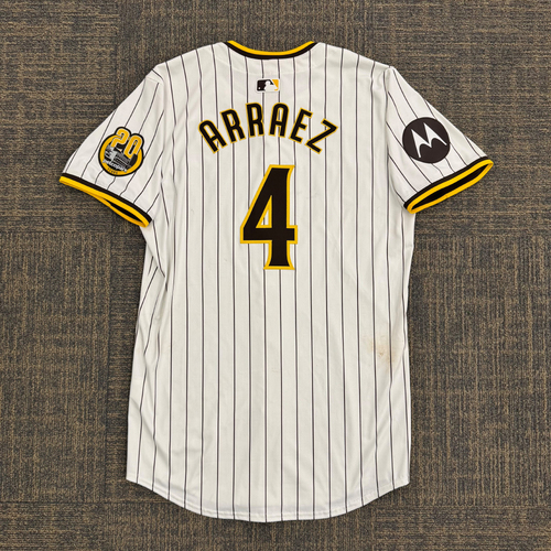 2023 Fernando Tatis Jr. 5 Home Run Game-Used Home White Jersey