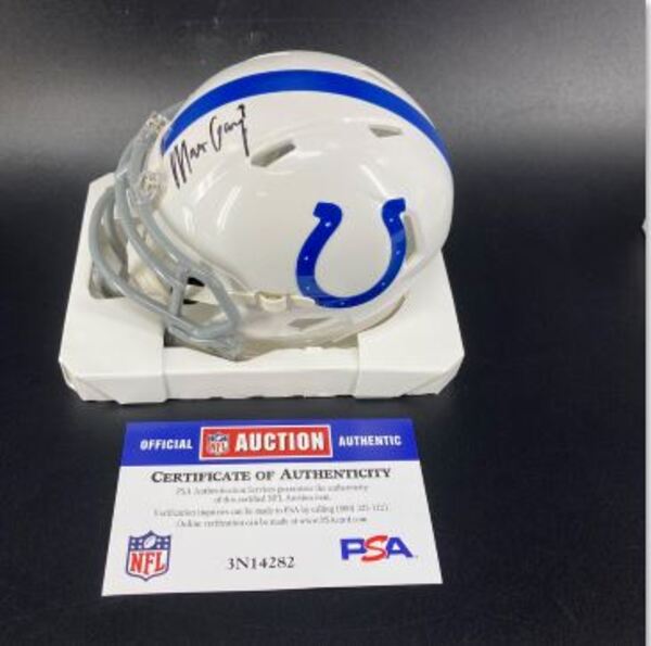 Colts - Matt Gay Signed Mini Helmet