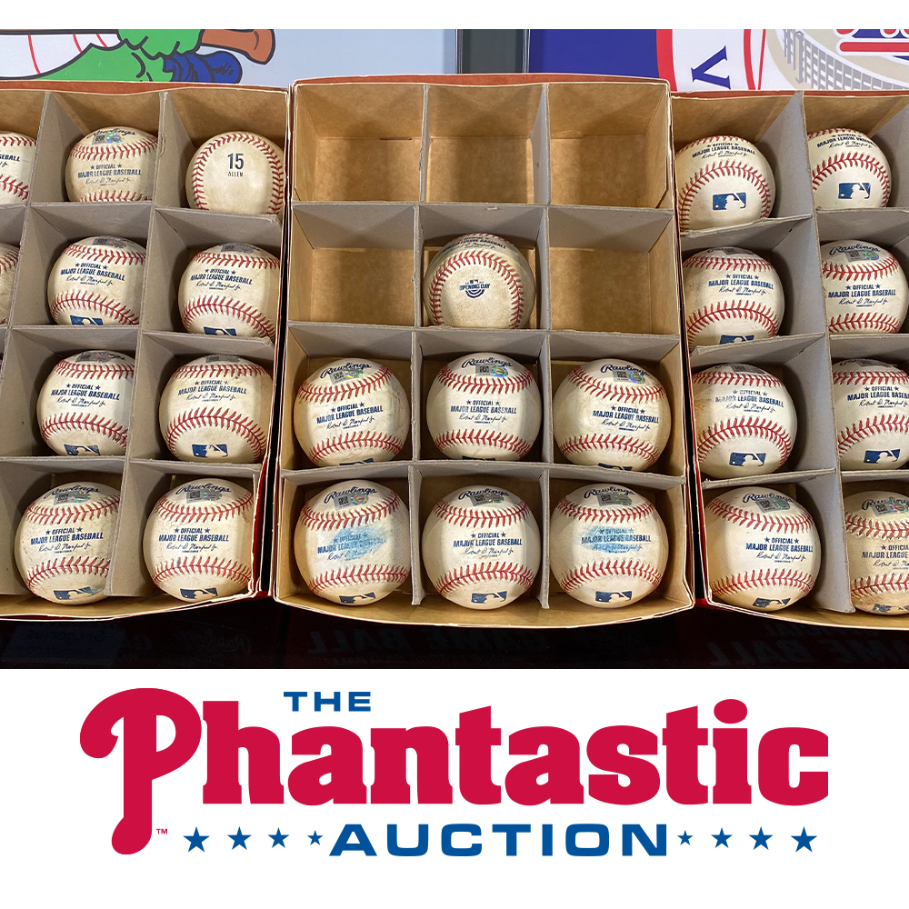 2020 GameUsed Baseballs Complete Set Philadelphia Phillies Auctions