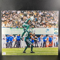 Jets -  Multi Sign Metal Picture  (14x11) Signed By Jamal Adams And Marc...