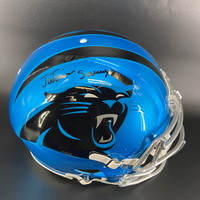 NFL - Panthers Ja'Tavion Sanders Signed Authentic Flash Speed Helmet