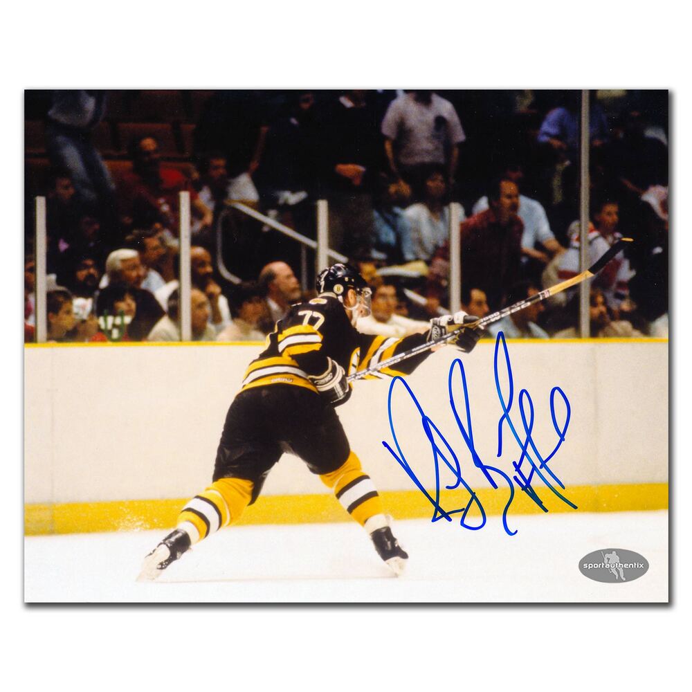Ray Bourque Boston Bruins SLAPSHOT Autographed 8x10
