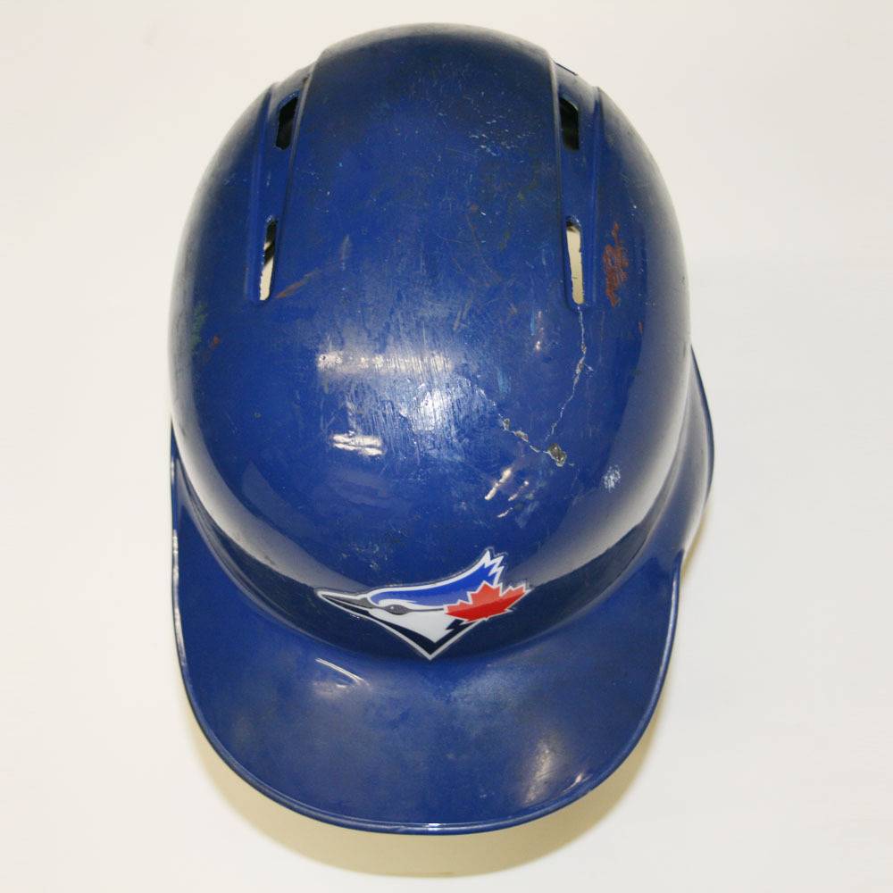 GAMEUSED BATTING HELMET FROM MAY 27, 14JOSE BAUTISTA MLB Auctions
