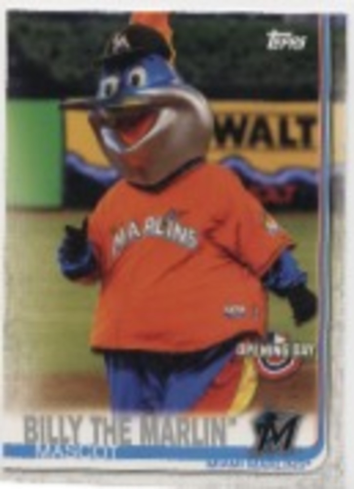 2019 Topps Opening Day Mascots #M18 Billy the Marlin