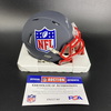 NFL - Broncos Marvin Mims Signed Blue NFL Shield Mini Helmet