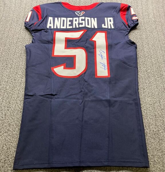 NFL - Texans Will Anderson Signed Authentic Jersey Size 42