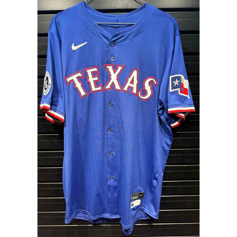 Rangers SEAGER 5 ユニフォーム Corey Seager #5 Texas Rangers Team-Issued 2025 Blue Alternate