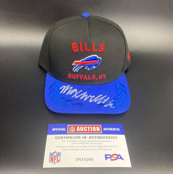 NFL - Bills Maxwell Hairston Signed 2025 Draft Hat