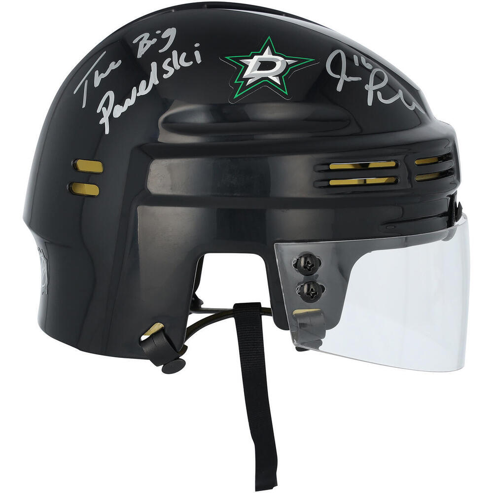 Joe Pavelski Dallas Stars Autographed Black Mini Helmet with 
