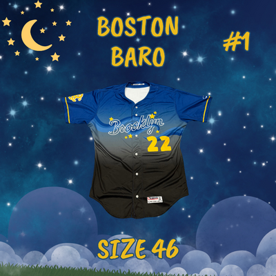 #1 Boston Baro Game Used Starry Night Jersey (Size 46)
