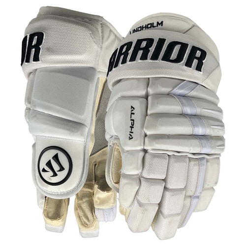 Photo of Game-Used 2026 Stadium Series Warrior Hockey Gloves - Hampus Lindholm(2 of 2)