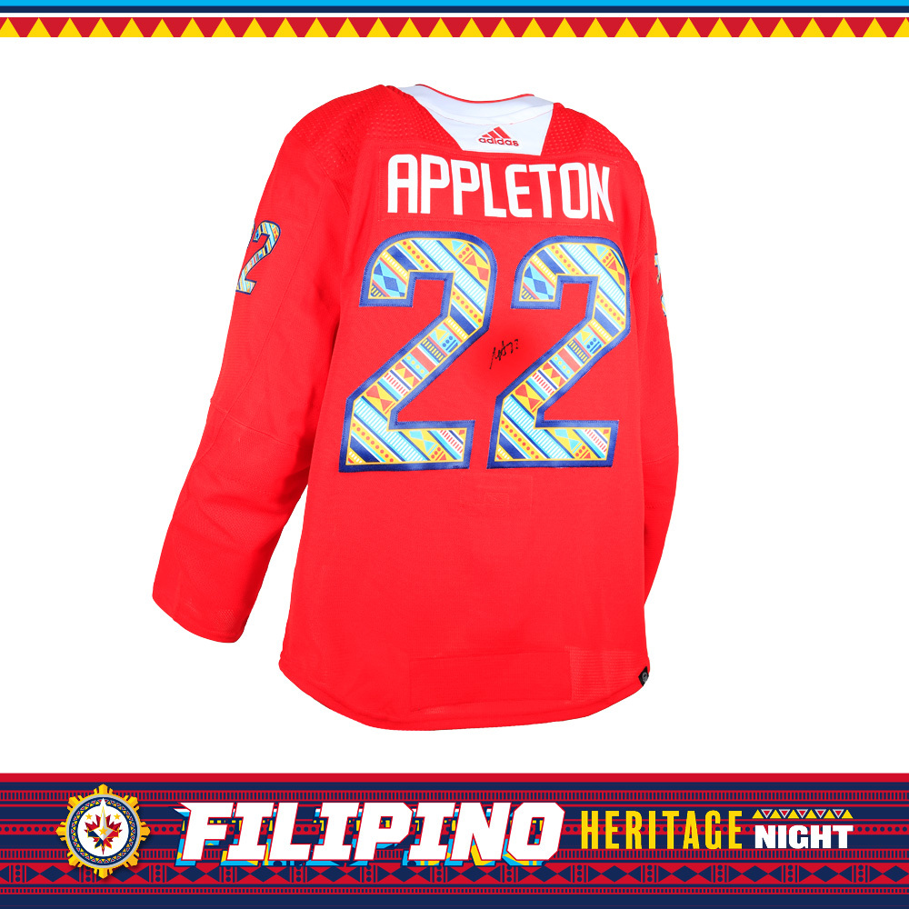 MASON APPLETON 22 Team Issued Limited Edition Autographed Filipino