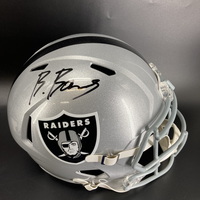 NFL - Raiders Brock Bowers Signed Replica Speed Helmet