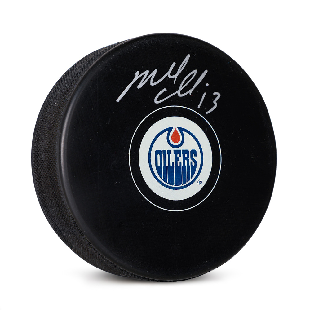Mike Cammalleri Autographed Edmonton Oilers Hockey Puck