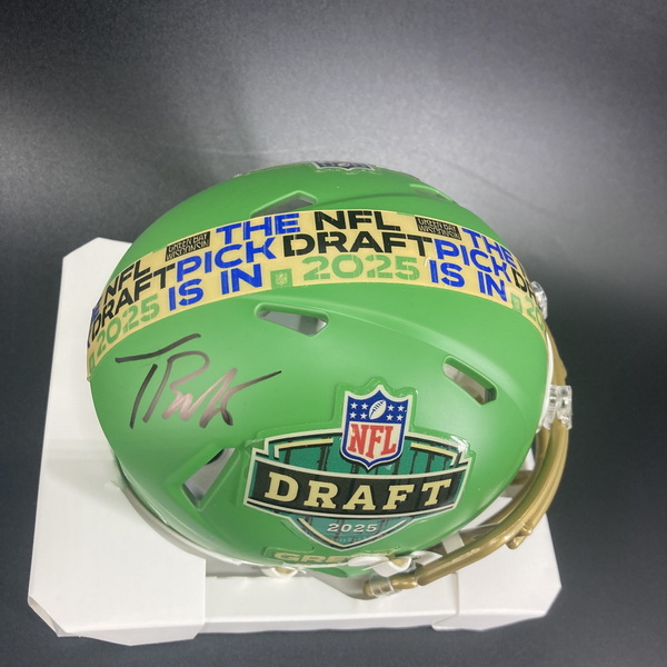 NFL - Cowboys Tyler Booker Signed NFL Draft Mini Helmet