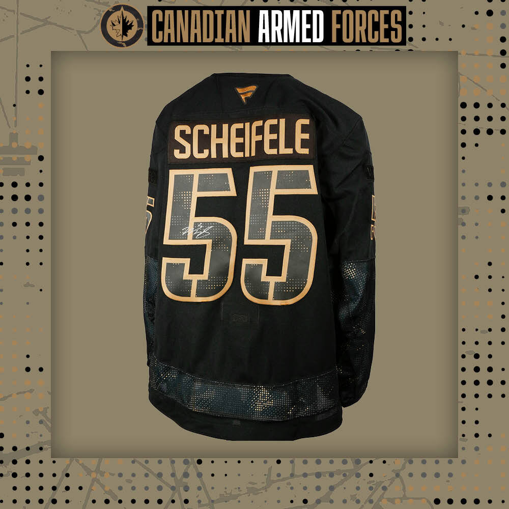 Mark Scheifele #55 Team Issued Limited Edition Autographed Canadian Armed Forces Jersey