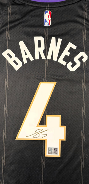 Scottie Barnes City Edition 2024-25 Autographed Jersey 