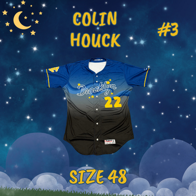 #3 Colin Houck Game Used Starry Night Jersey (Size 48)